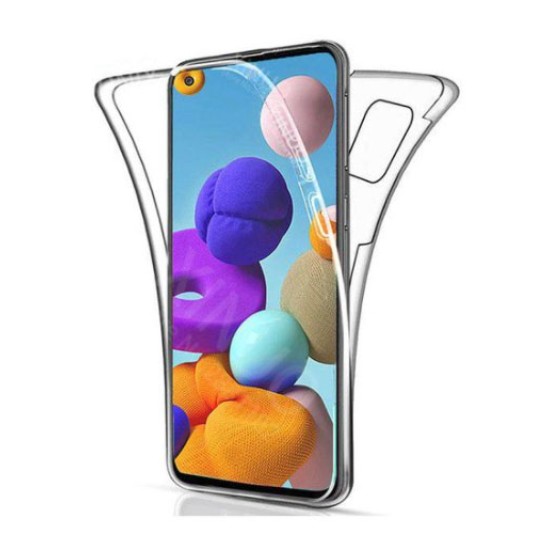 360º Silicone Case for Samsung Galaxy A12/A125 Transparente